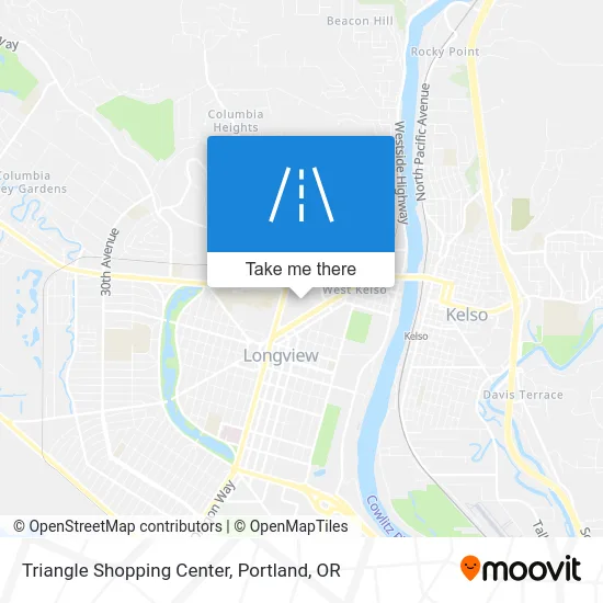 Triangle Shopping Center map