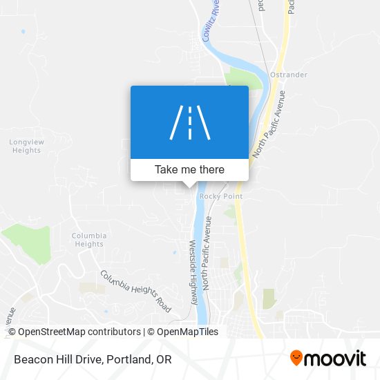 Beacon Hill Drive map
