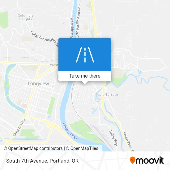 South 7th Avenue map