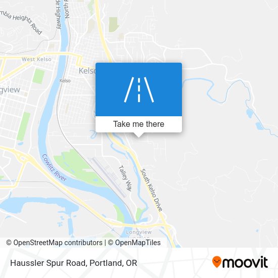 Mapa de Haussler Spur Road