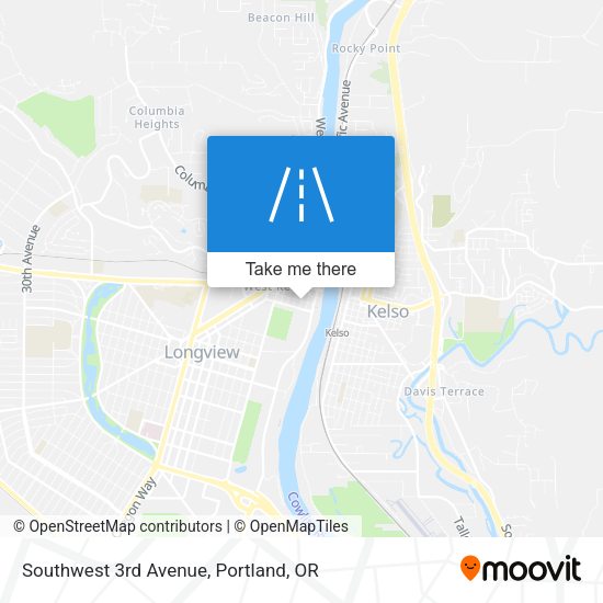 Mapa de Southwest 3rd Avenue