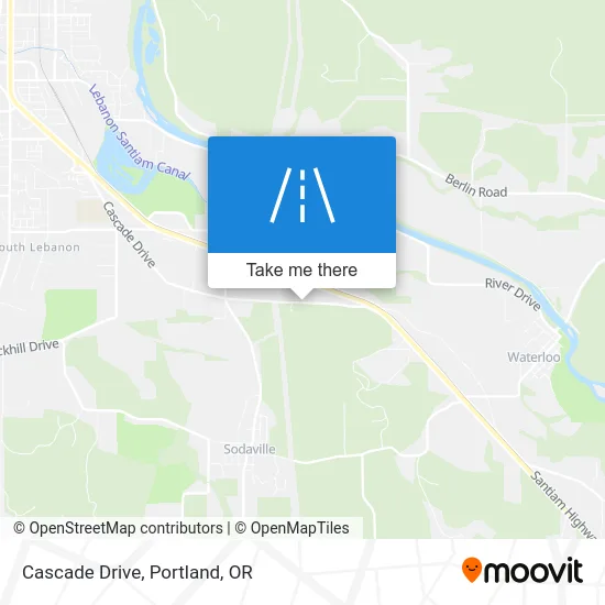 Cascade Drive map