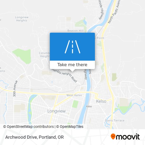 Archwood Drive map