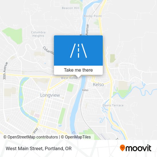 Mapa de West Main Street