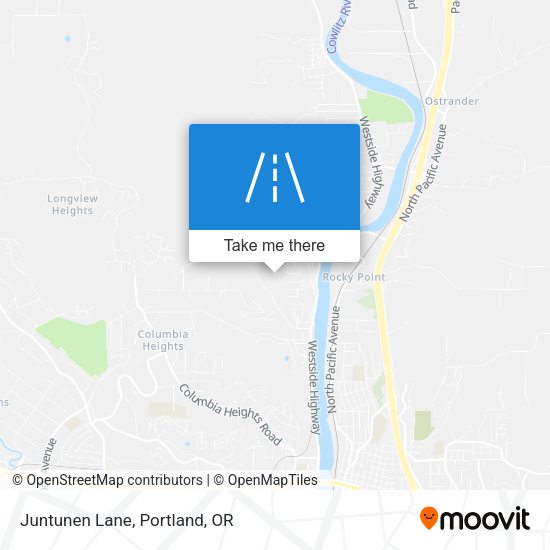 Mapa de Juntunen Lane
