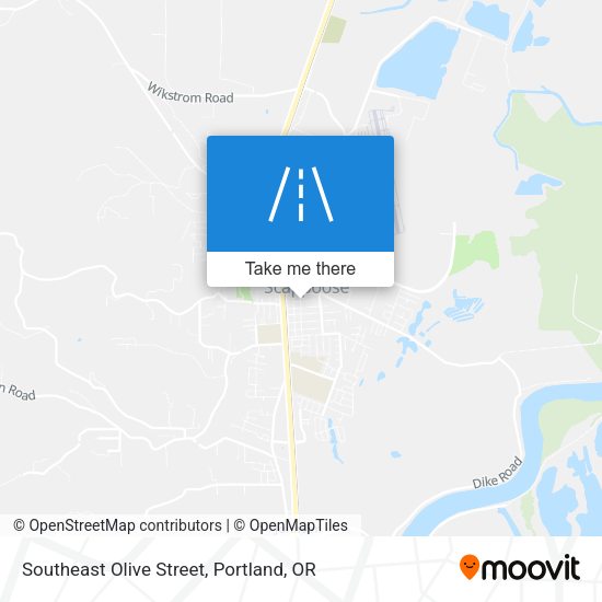 Mapa de Southeast Olive Street