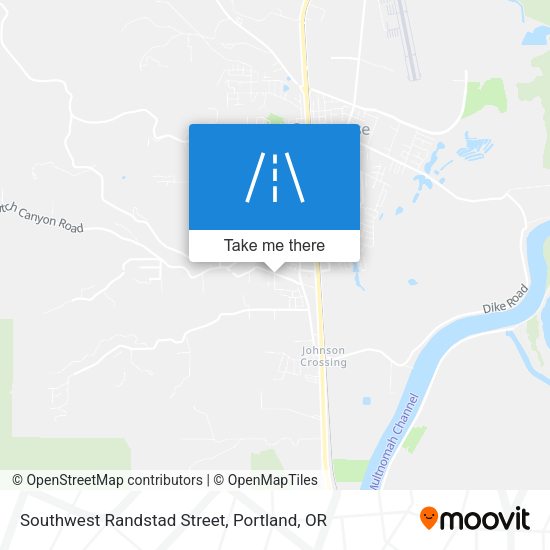 Mapa de Southwest Randstad Street