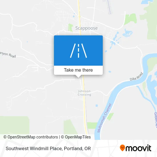 Southwest Windmill Place map