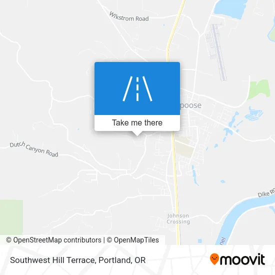 Southwest Hill Terrace map