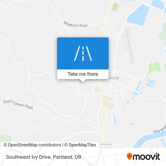Southwest Ivy Drive map