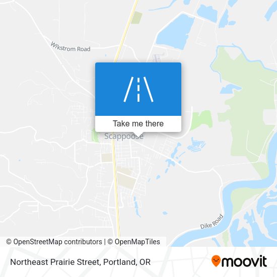 Northeast Prairie Street map