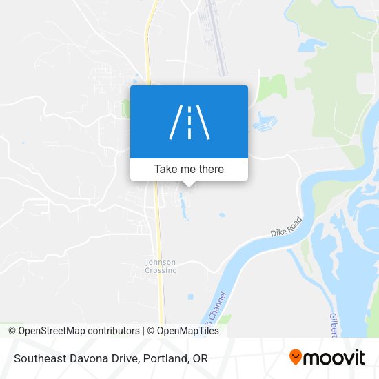 Southeast Davona Drive map