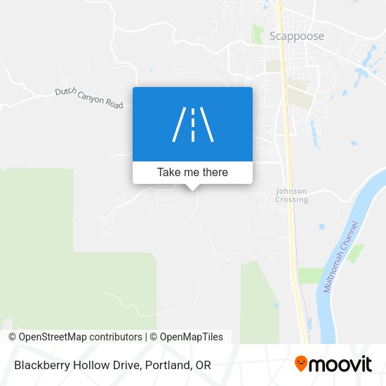 Mapa de Blackberry Hollow Drive