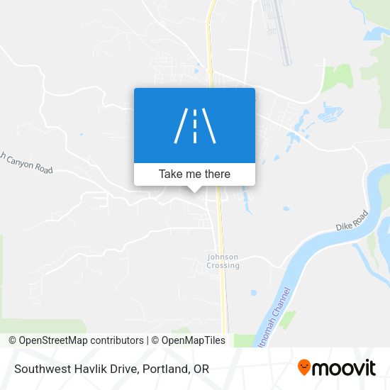 Southwest Havlik Drive map