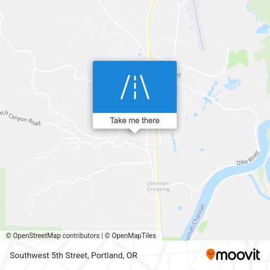 Mapa de Southwest 5th Street