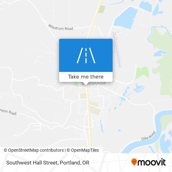 Southwest Hall Street map