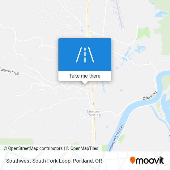 Mapa de Southwest South Fork Loop