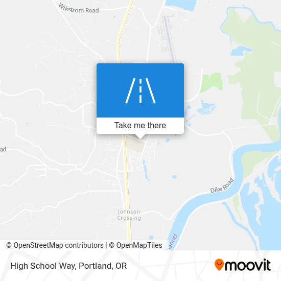 High School Way map