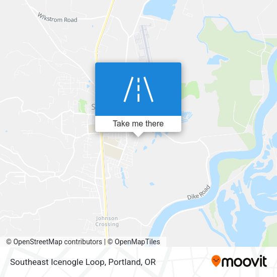 Southeast Icenogle Loop map