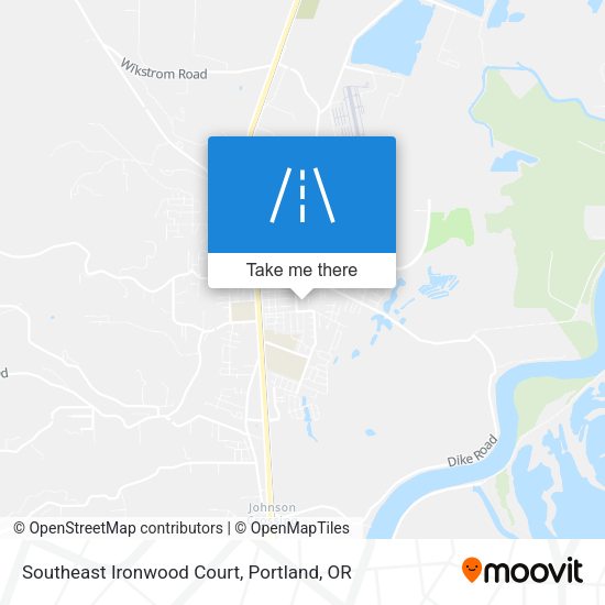 Southeast Ironwood Court map