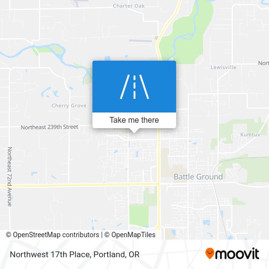 Mapa de Northwest 17th Place