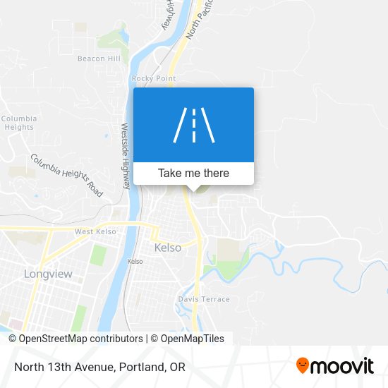 Mapa de North 13th Avenue