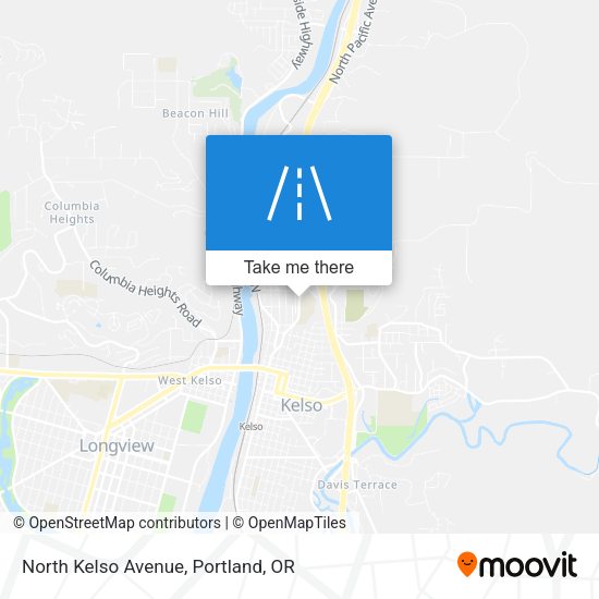 North Kelso Avenue map