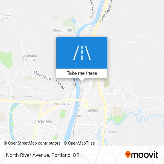 North River Avenue map