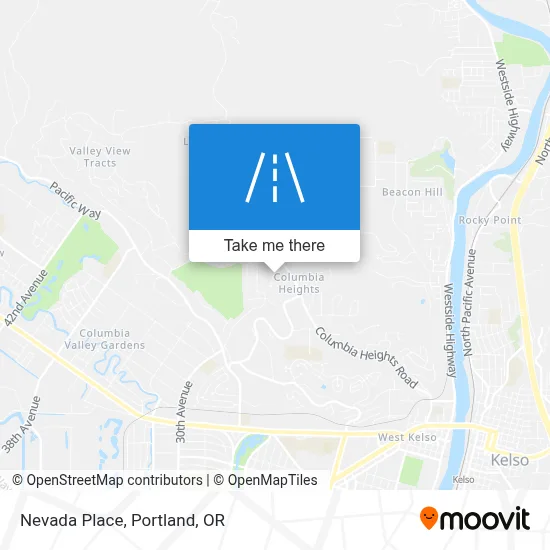 Nevada Place map