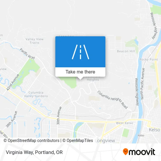Virginia Way map