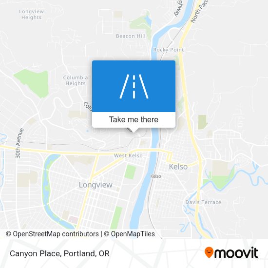 Mapa de Canyon Place
