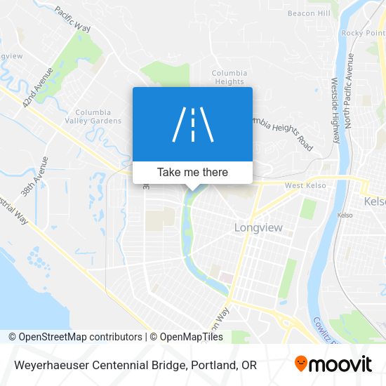 Weyerhaeuser Centennial Bridge map