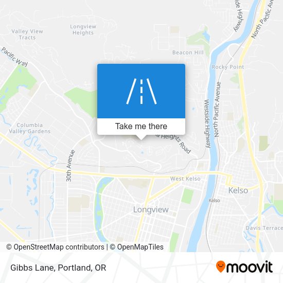 Mapa de Gibbs Lane