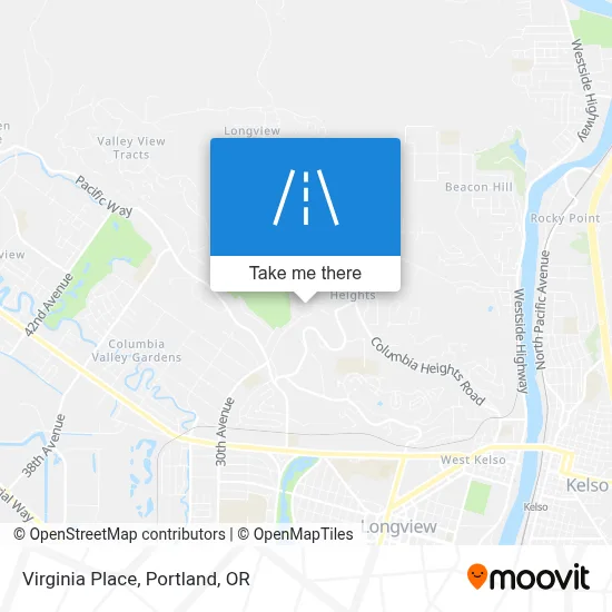 Virginia Place map
