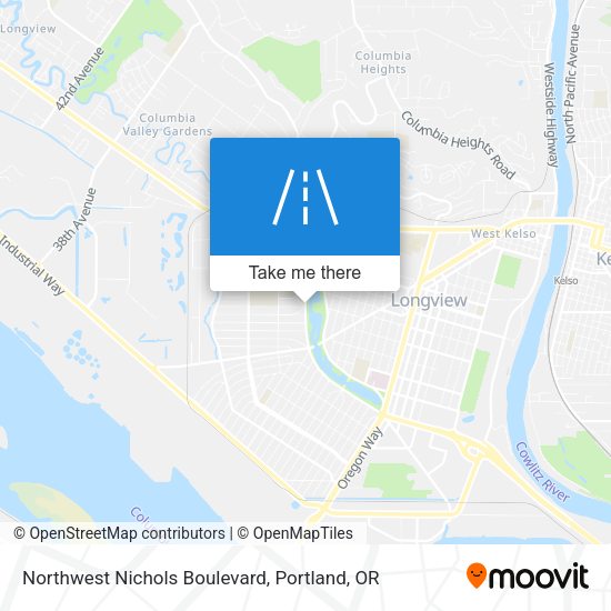 Northwest Nichols Boulevard map