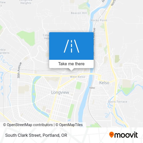 South Clark Street map