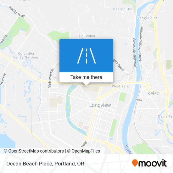 Ocean Beach Place map