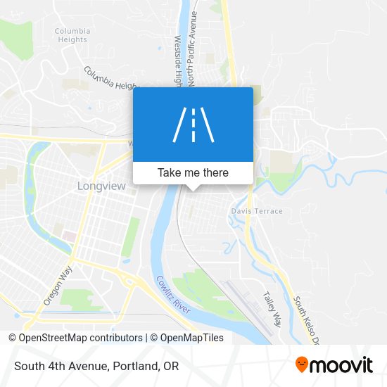 Mapa de South 4th Avenue