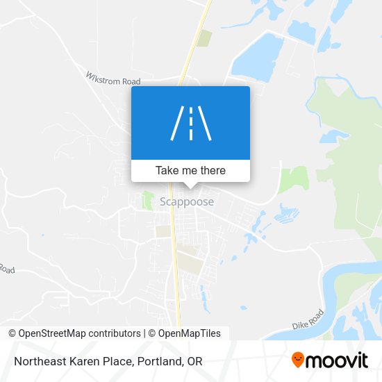 Northeast Karen Place map