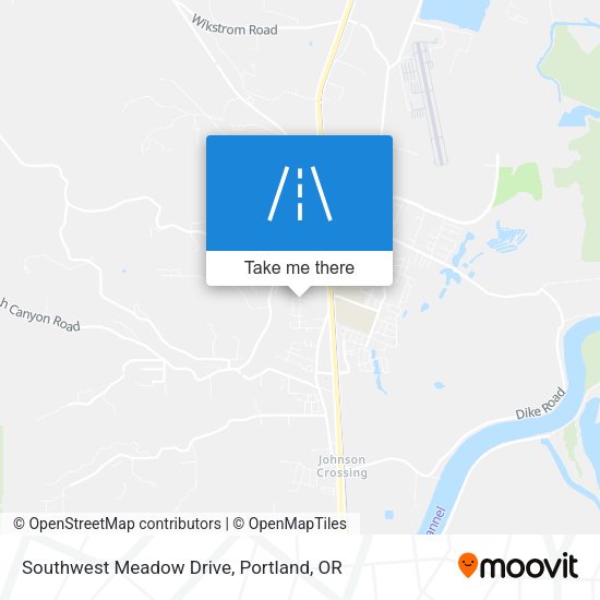 Southwest Meadow Drive map