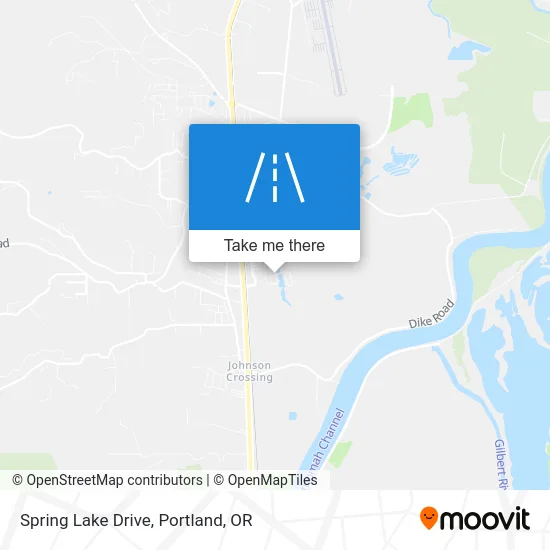 Spring Lake Drive map