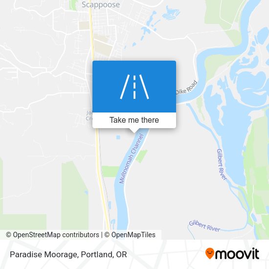 Mapa de Paradise Moorage