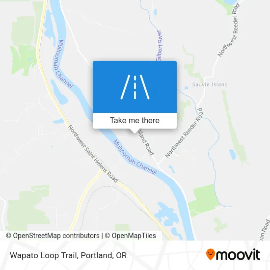 Wapato Loop Trail map