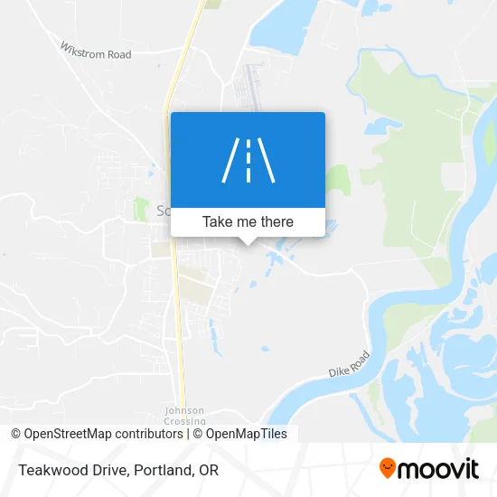 Teakwood Drive map