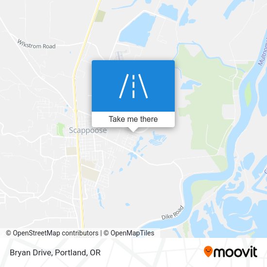 Mapa de Bryan Drive