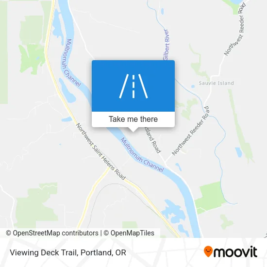 Viewing Deck Trail map