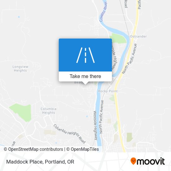 Mapa de Maddock Place
