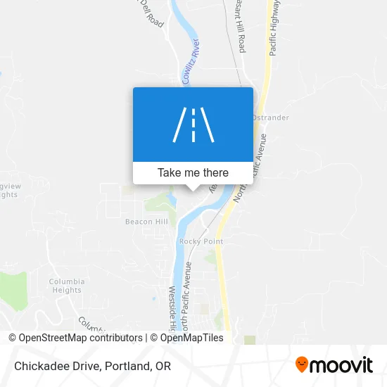 Chickadee Drive map