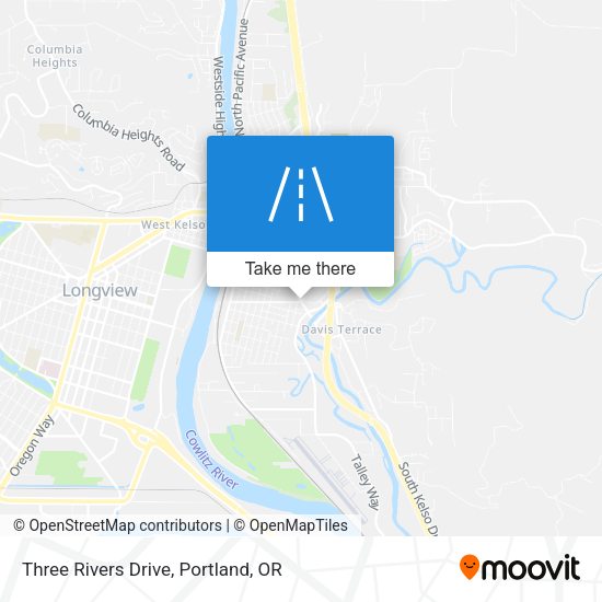 Mapa de Three Rivers Drive