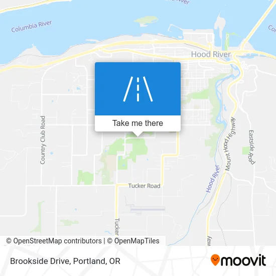 Brookside Drive map